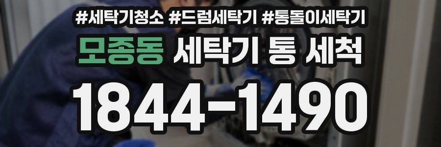 모종동 세탁기 통 세척