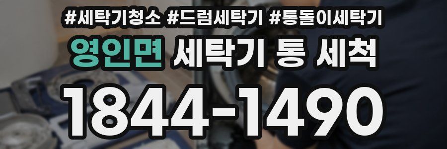 영인면 세탁기 통 세척
