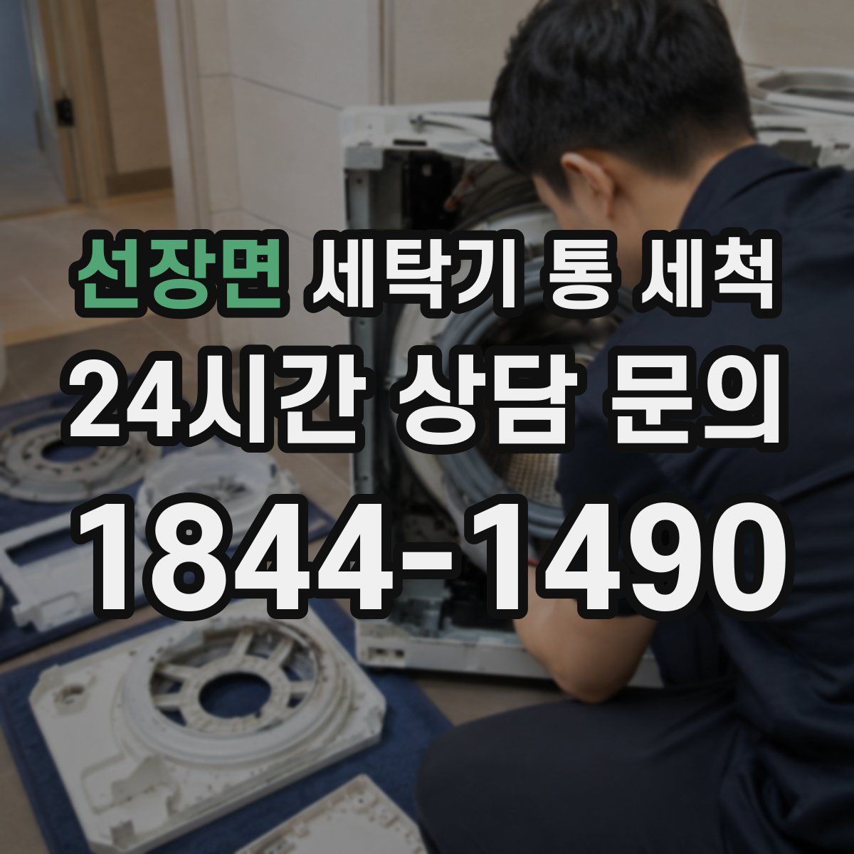 선장면 세탁기 통 세척