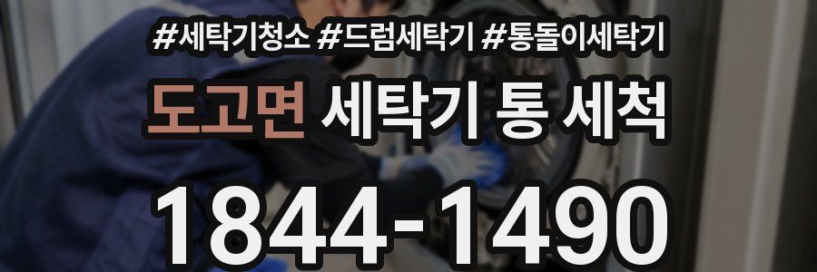 도고면 세탁기 통 세척