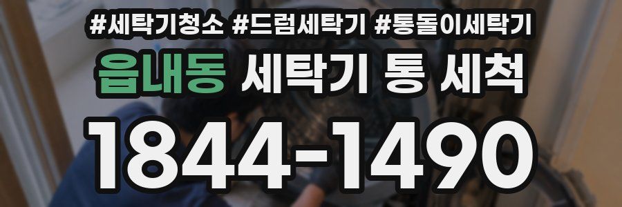 읍내동 세탁기 통 세척