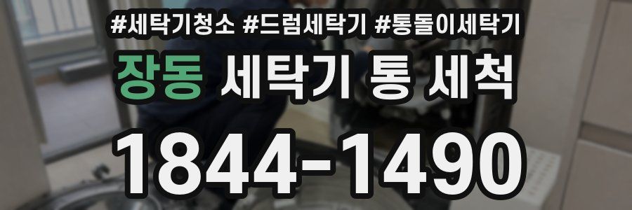 장동 세탁기 통 세척
