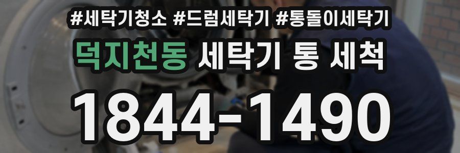 덕지천동 세탁기 통 세척