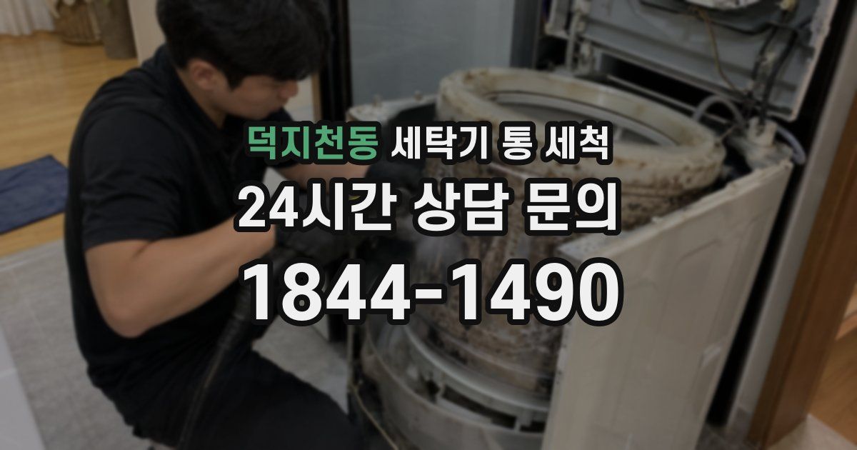 덕지천동 세탁기 통 세척