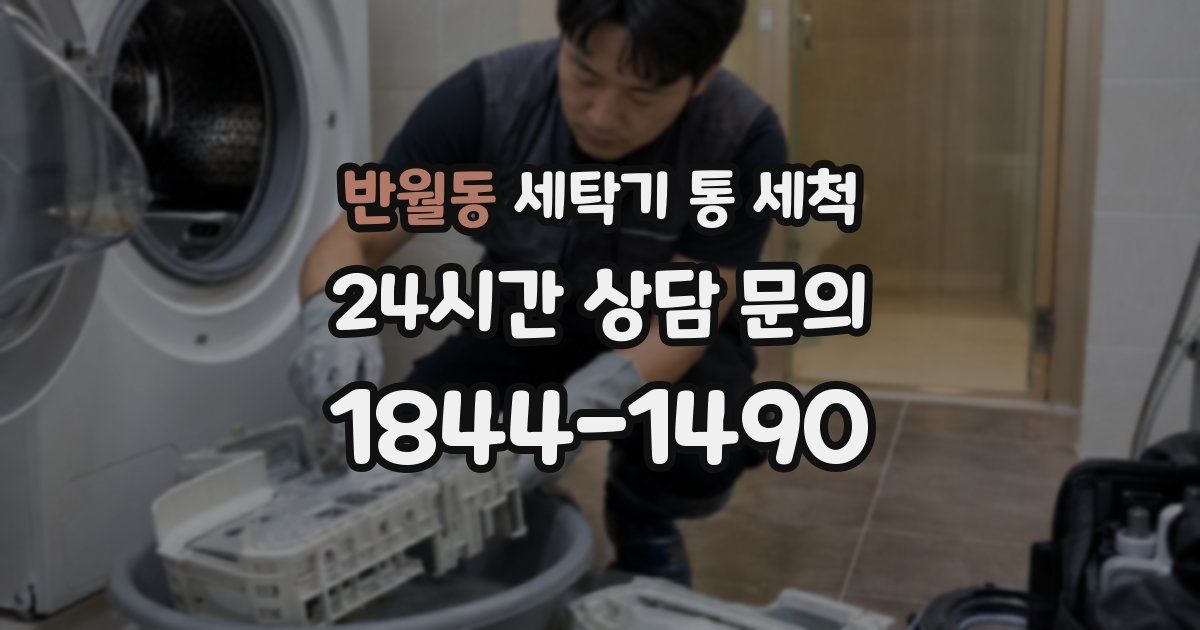 반월동 세탁기 통 세척