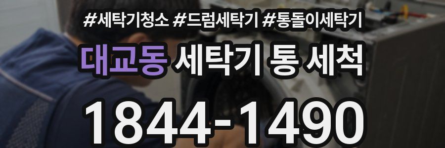 대교동 세탁기 통 세척