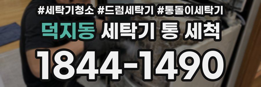 덕지동 세탁기 통 세척