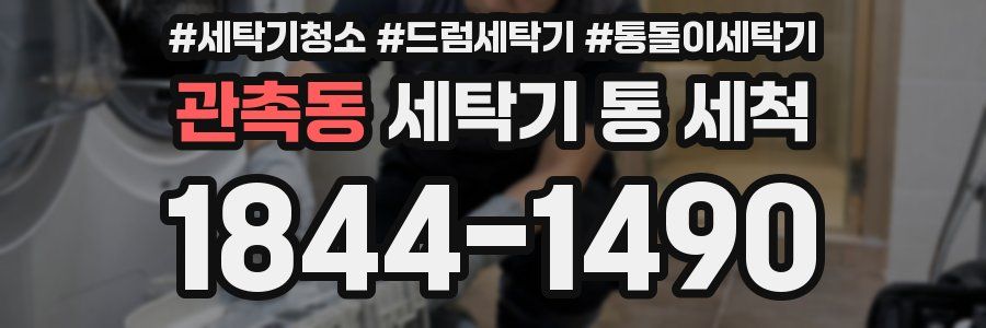 관촉동 세탁기 통 세척