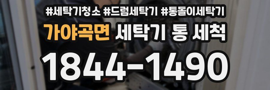 가야곡면 세탁기 통 세척