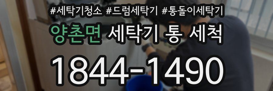 양촌면 세탁기 통 세척