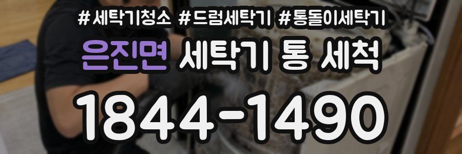 은진면 세탁기 통 세척