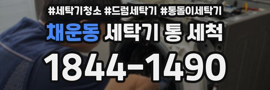 채운동 세탁기 통 세척