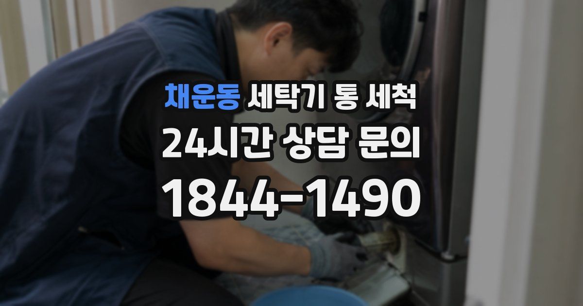 채운동 세탁기 통 세척