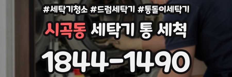 시곡동 세탁기 통 세척