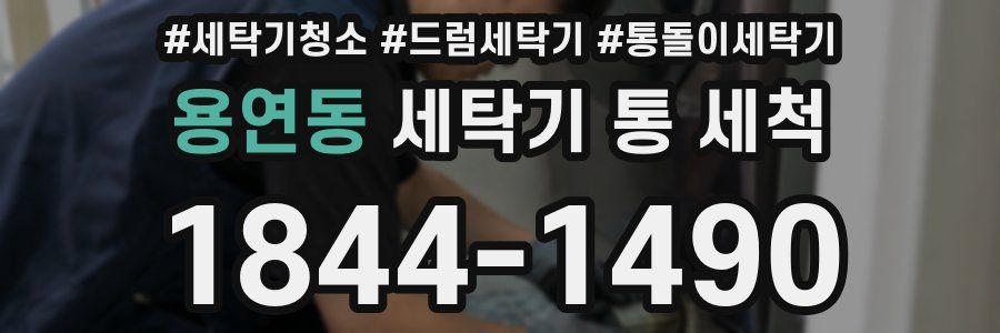 용연동 세탁기 통 세척
