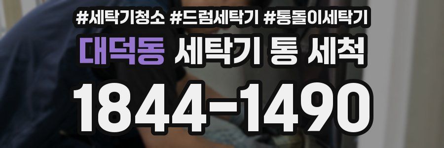 대덕동 세탁기 통 세척