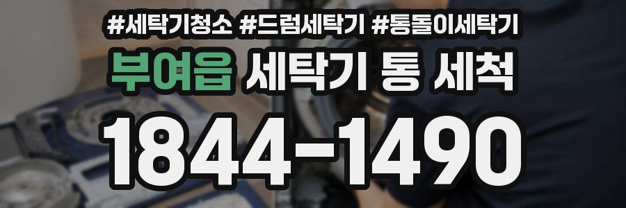부여읍 세탁기 통 세척