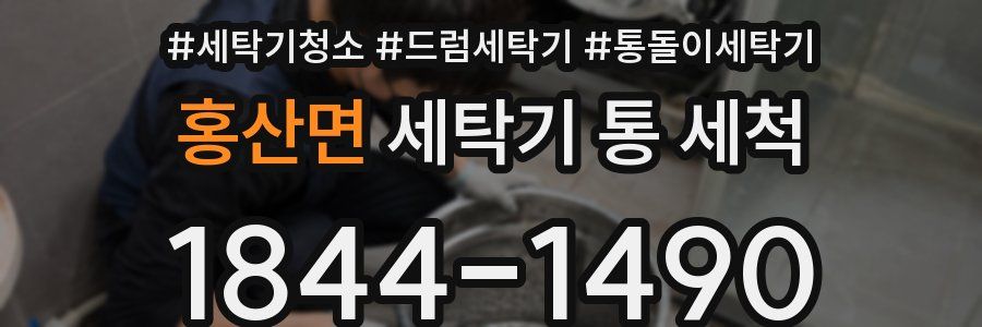 홍산면 세탁기 통 세척