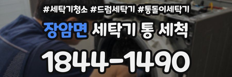 장암면 세탁기 통 세척