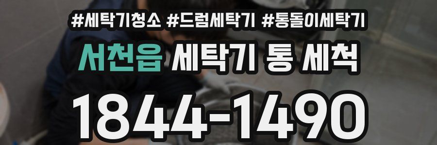 서천읍 세탁기 통 세척