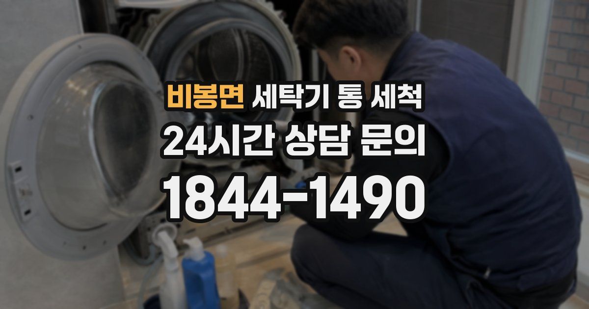 비봉면 세탁기 통 세척