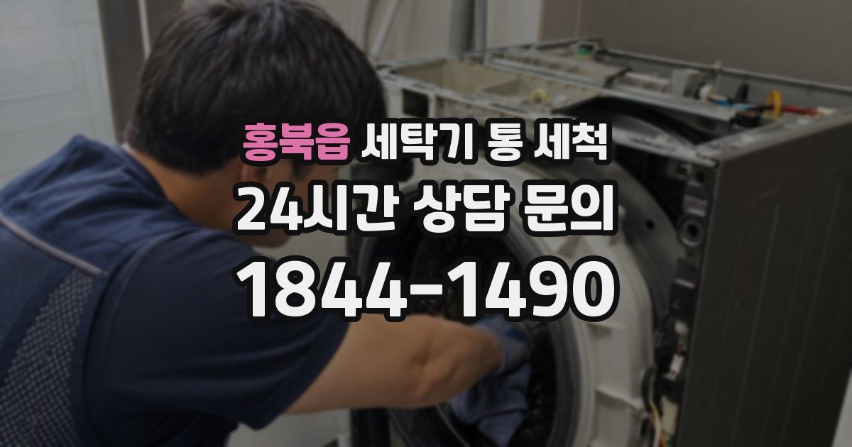 홍북읍 세탁기 통 세척