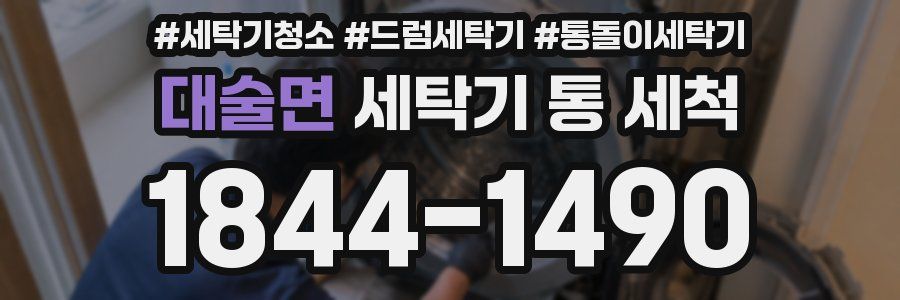 대술면 세탁기 통 세척