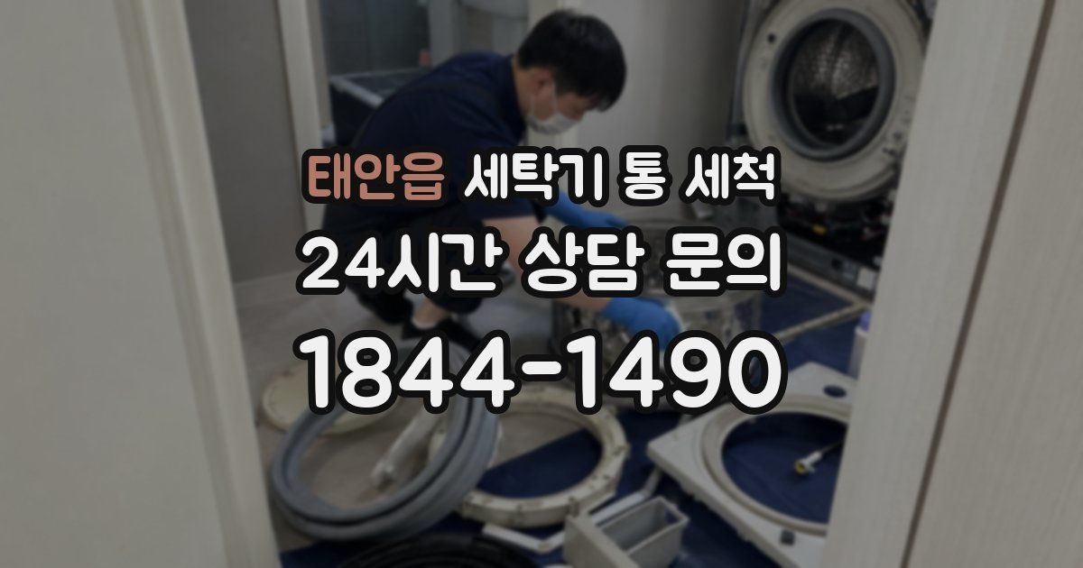 태안읍 세탁기 통 세척