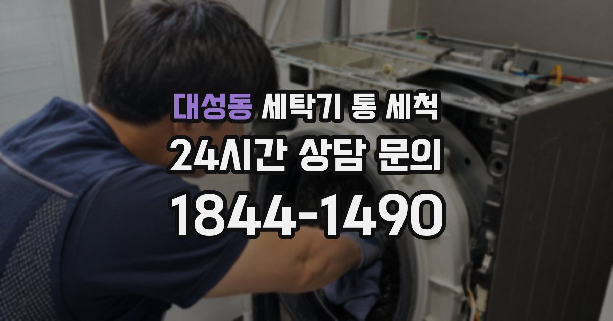 대성동 세탁기 통 세척