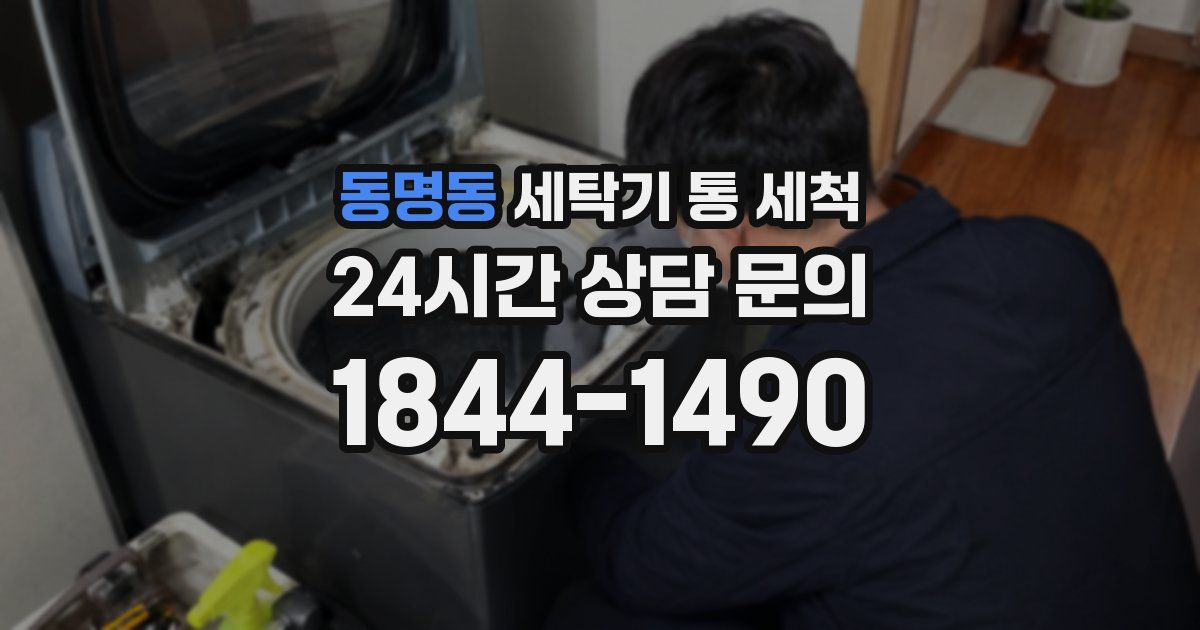동명동 세탁기 통 세척