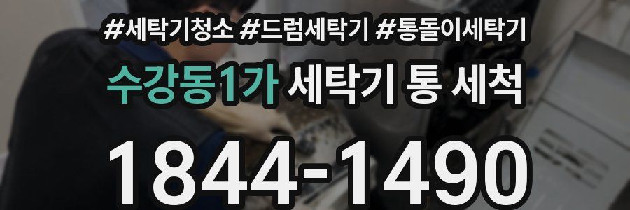 수강동1가 세탁기 통 세척