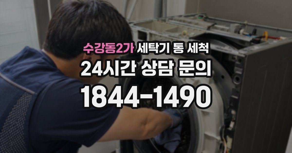 수강동2가 세탁기 통 세척