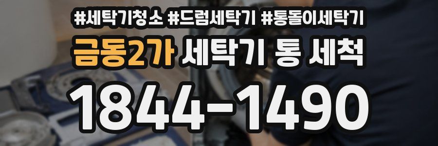 금동2가 세탁기 통 세척