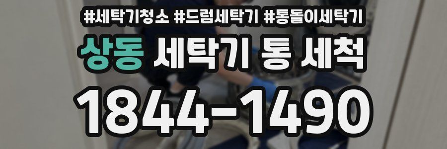 상동 세탁기 통 세척