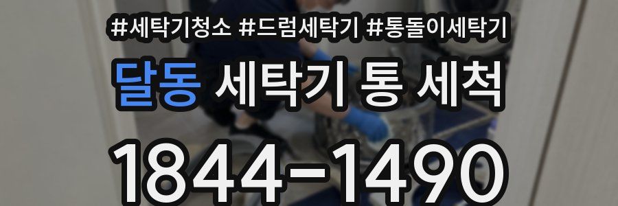 달동 세탁기 통 세척