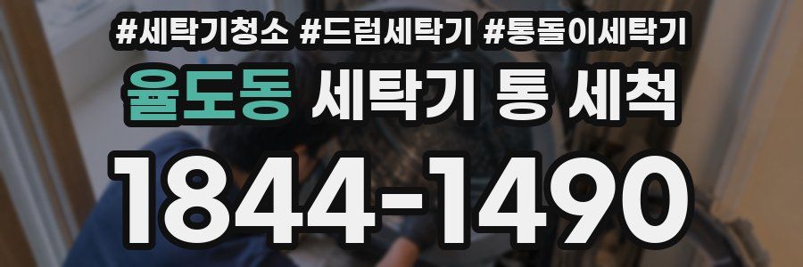 율도동 세탁기 통 세척