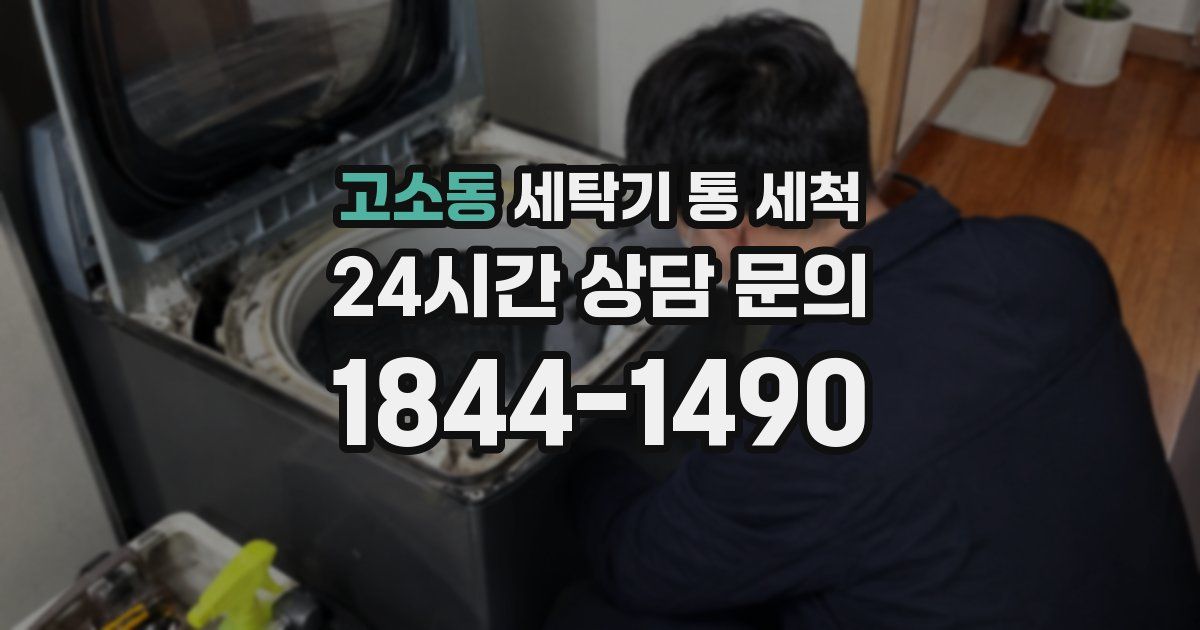 고소동 세탁기 통 세척