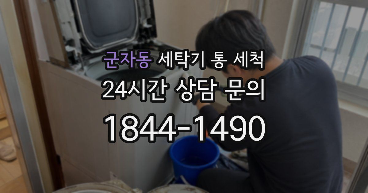 군자동 세탁기 통 세척