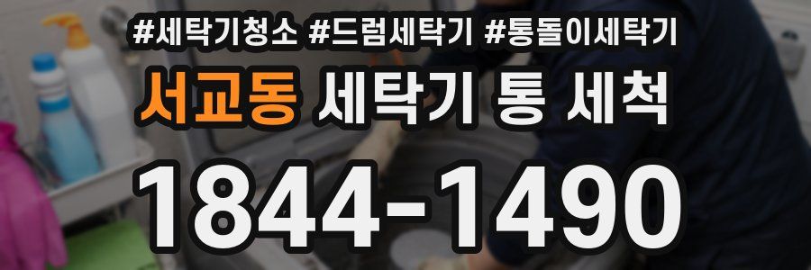 서교동 세탁기 통 세척