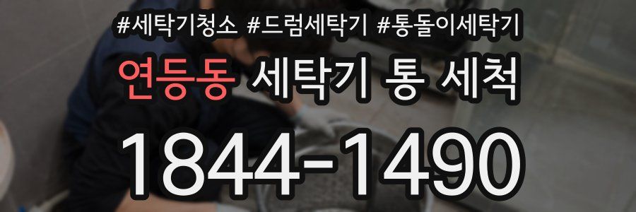 연등동 세탁기 통 세척