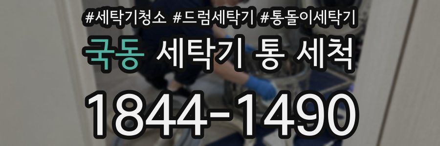 국동 세탁기 통 세척
