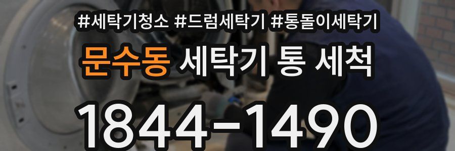 문수동 세탁기 통 세척