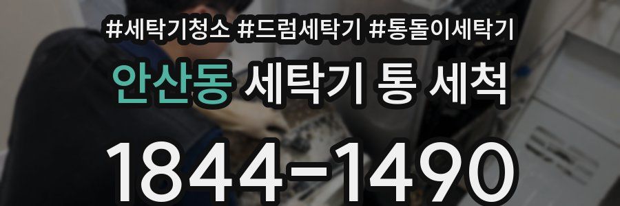안산동 세탁기 통 세척