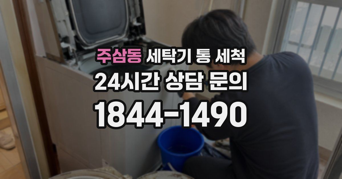 주삼동 세탁기 통 세척