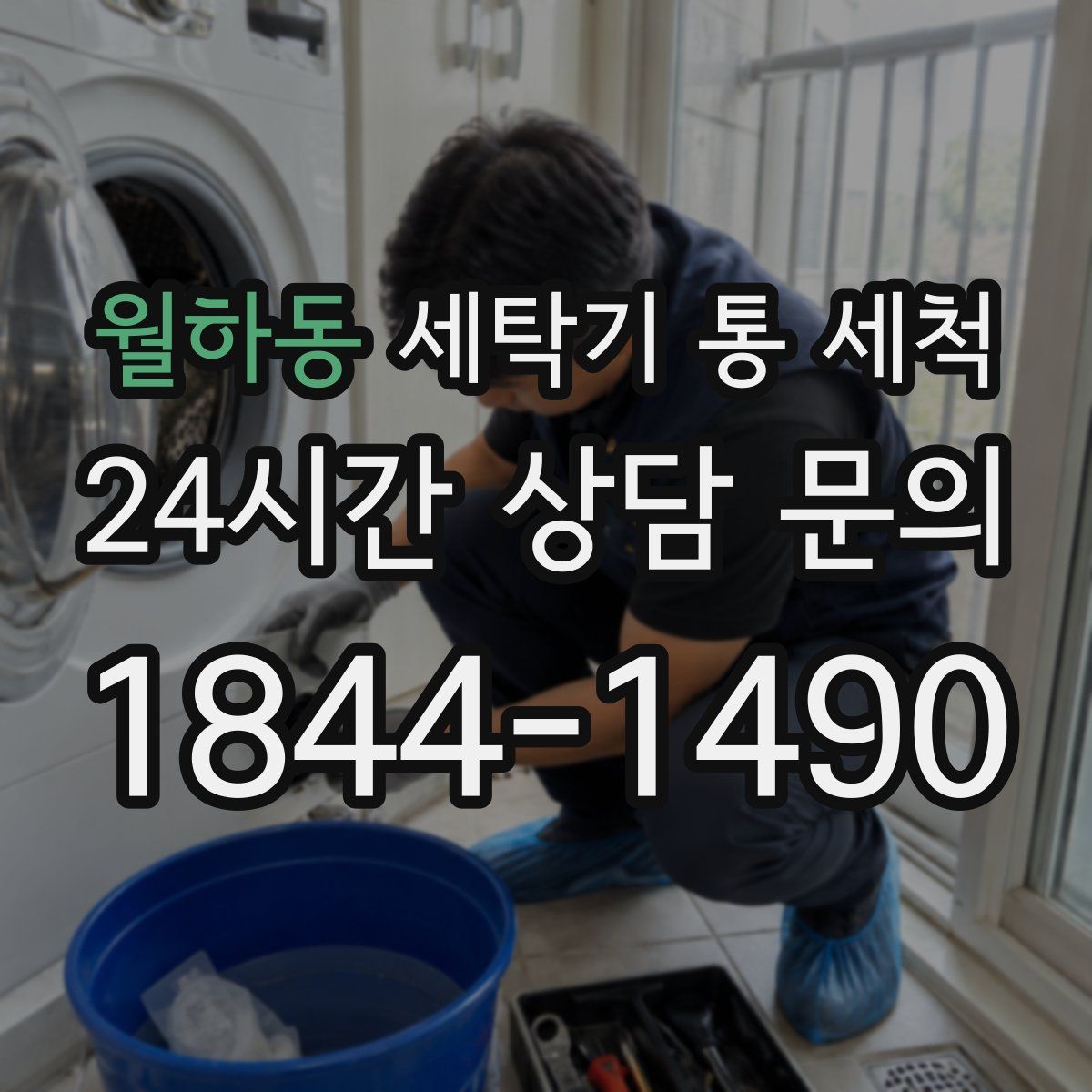월하동 세탁기 통 세척