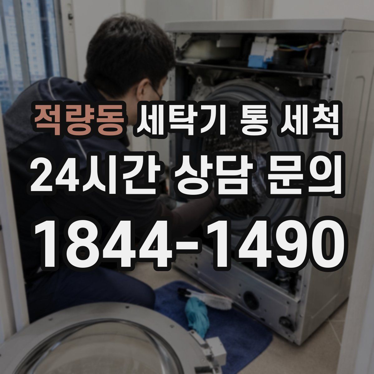 적량동 세탁기 통 세척