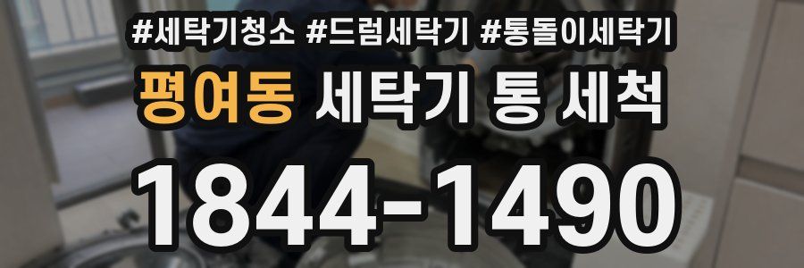 평여동 세탁기 통 세척