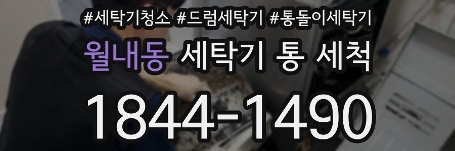 월내동 세탁기 통 세척