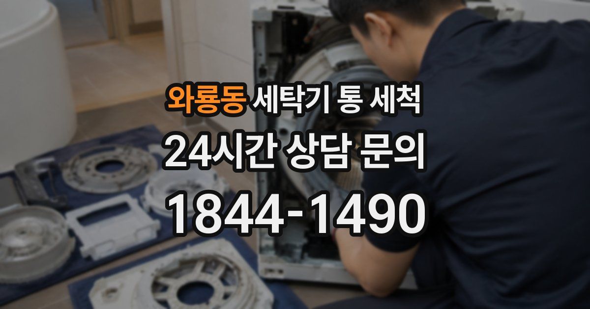 와룡동 세탁기 통 세척