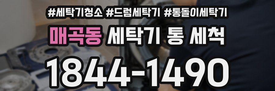 매곡동 세탁기 통 세척